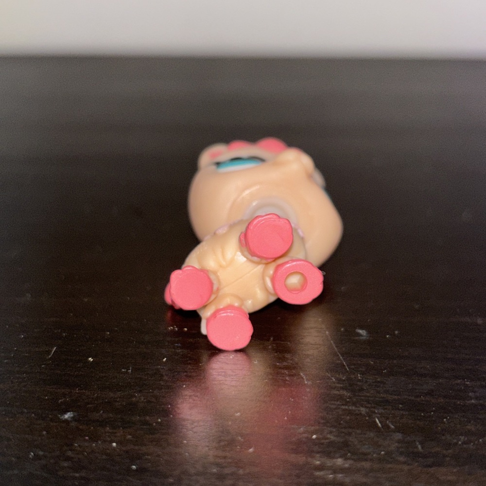 Peach and Pink Llama Tan #198 G7 Teal Diamond Eyes Littlest Pet Shop Gen 7 LPS - Picture 6 of 8